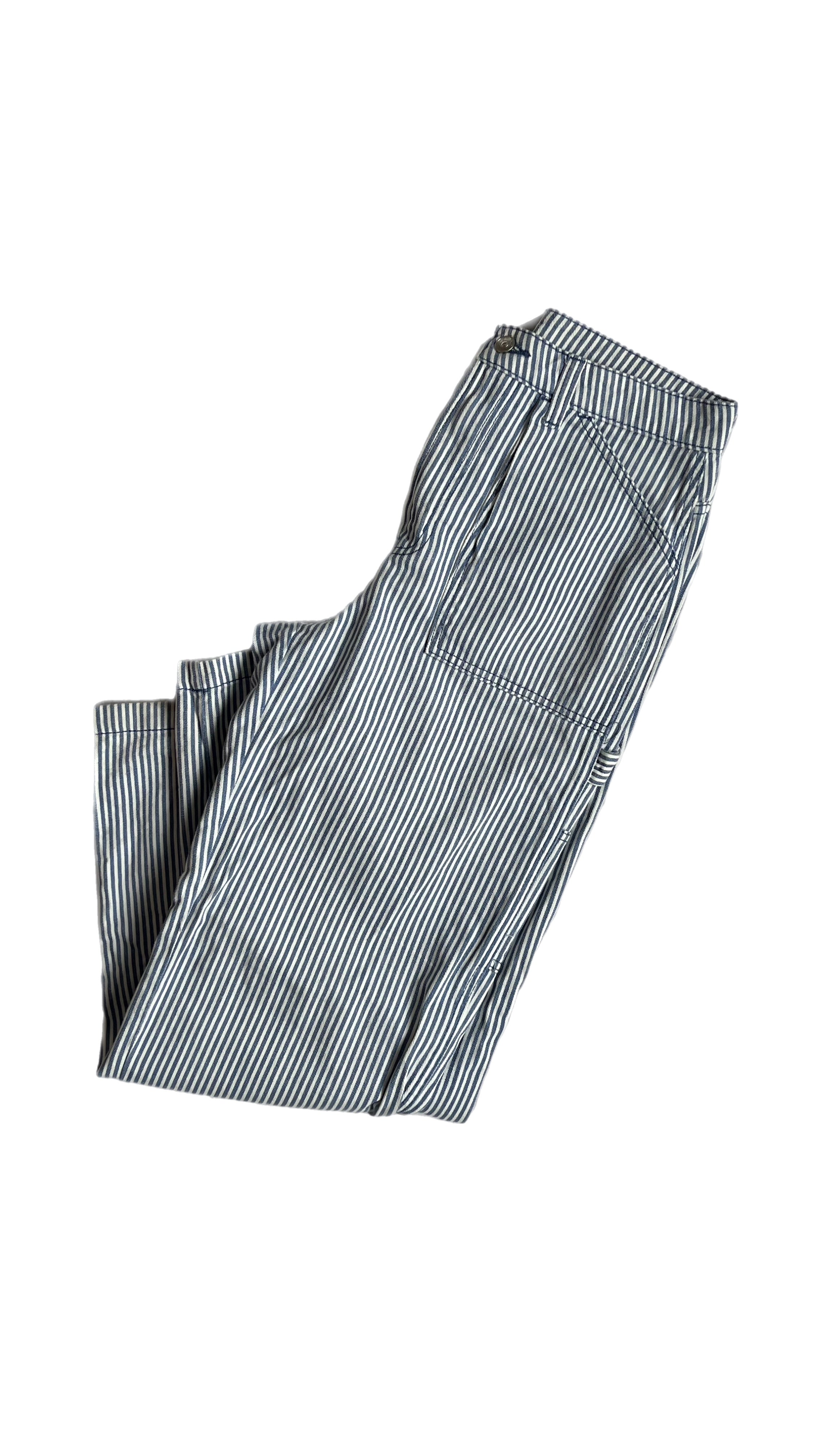 Mavi Çizgili Pantolon