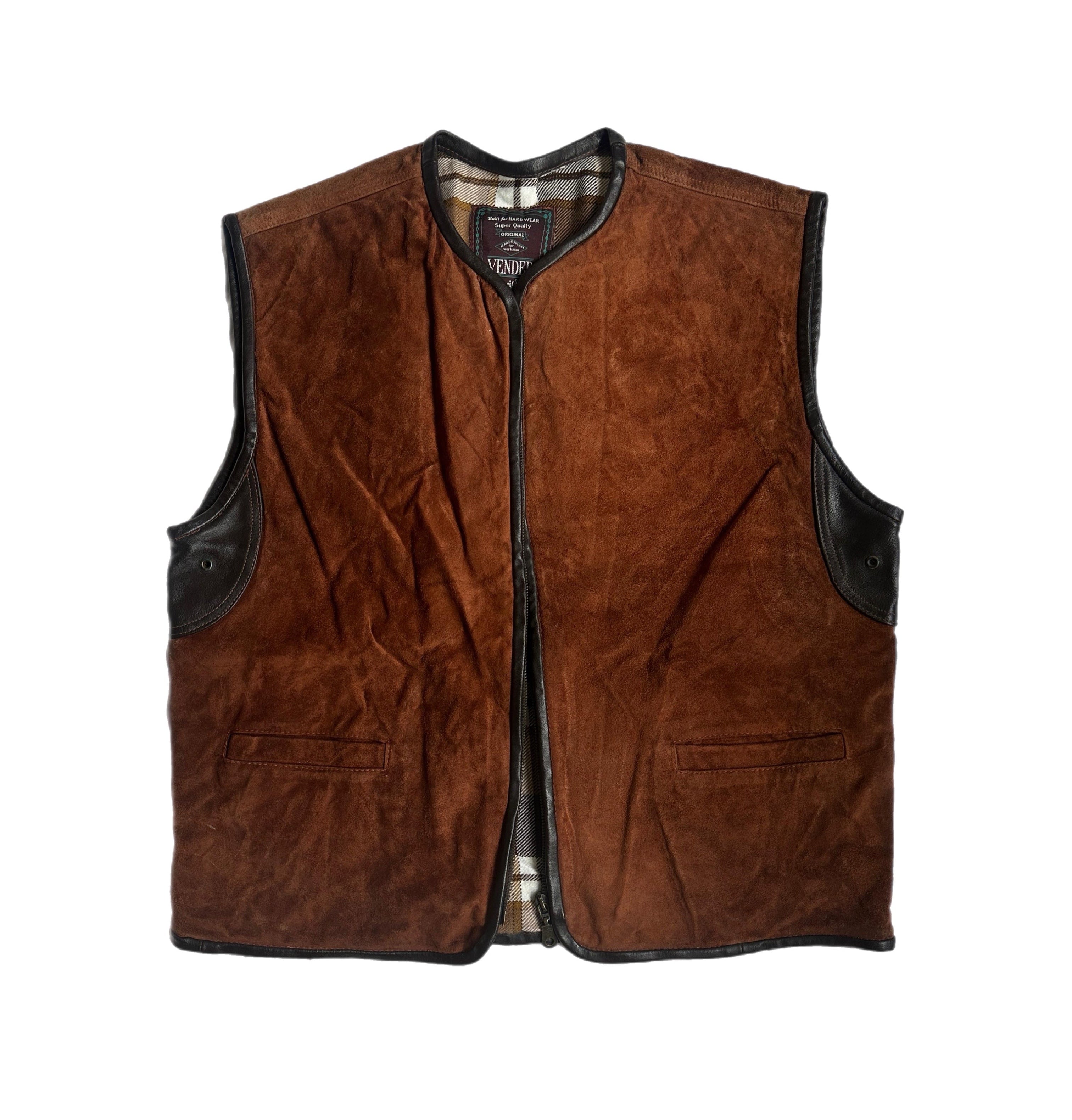 Brown Suede Classic Vest