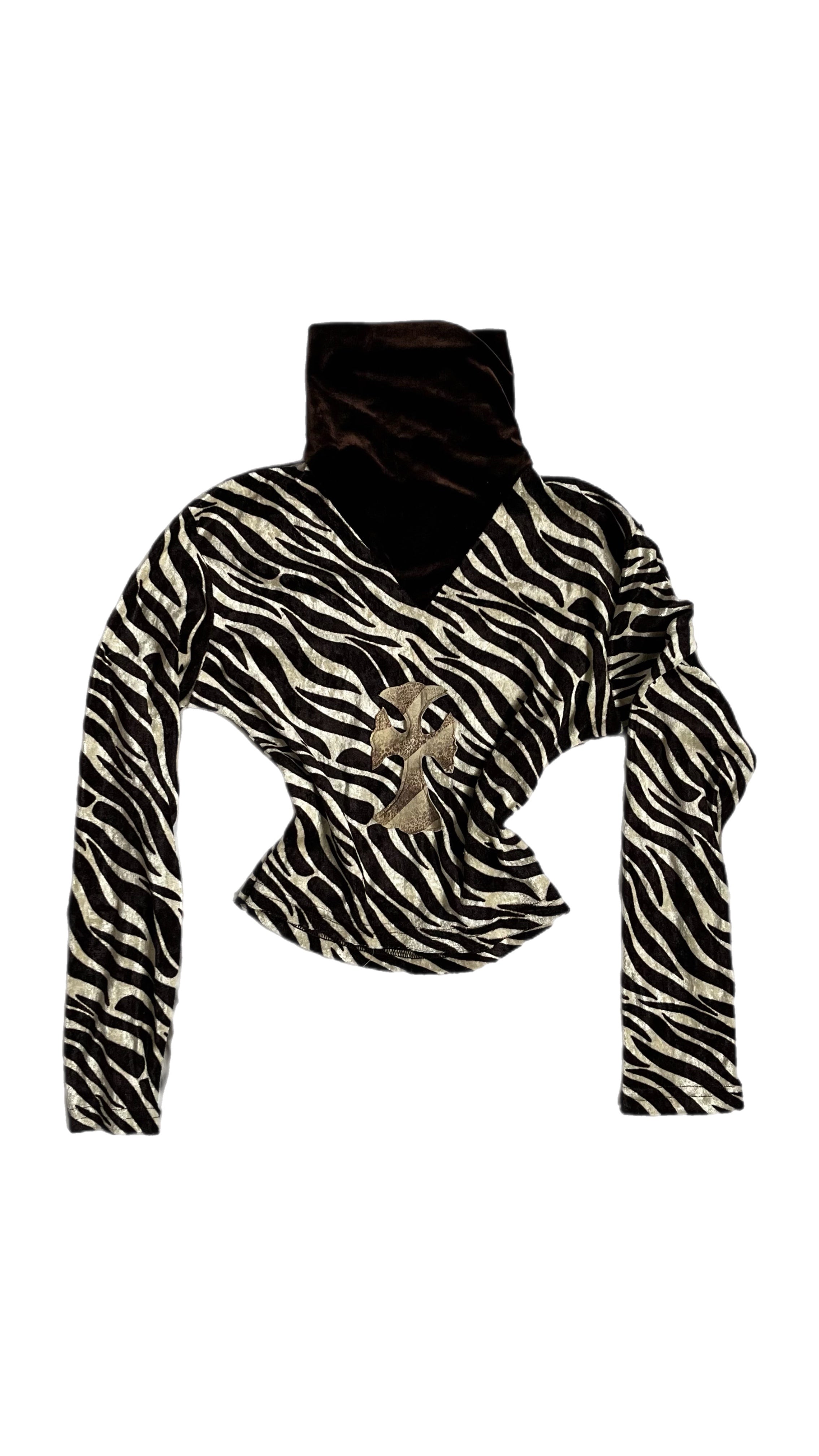 Zebra Desenli T-Shirt