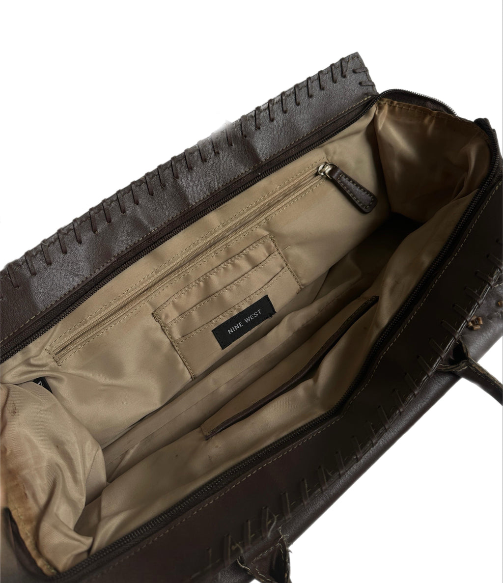 Nine West Boho Stitch Kahve Çanta