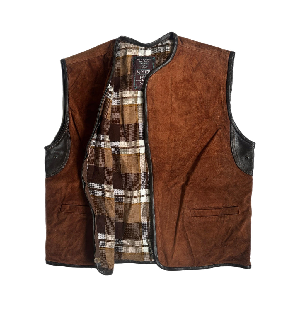 Brown Suede Classic Vest