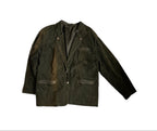 Olive Suede Blazer