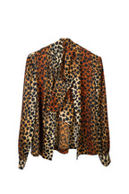 Leopar Desenli Gömlek