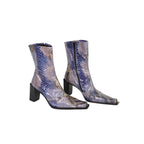 Yılan Derisi Desenli Çizme